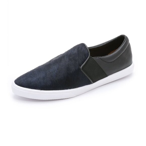 Kaanas Tunisia Midnight Haircalf Slip On Sneakers - Picture 1 of 10